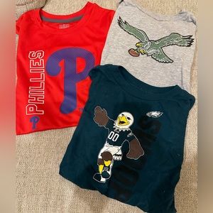 Boys Phillies/Eagles Shirts